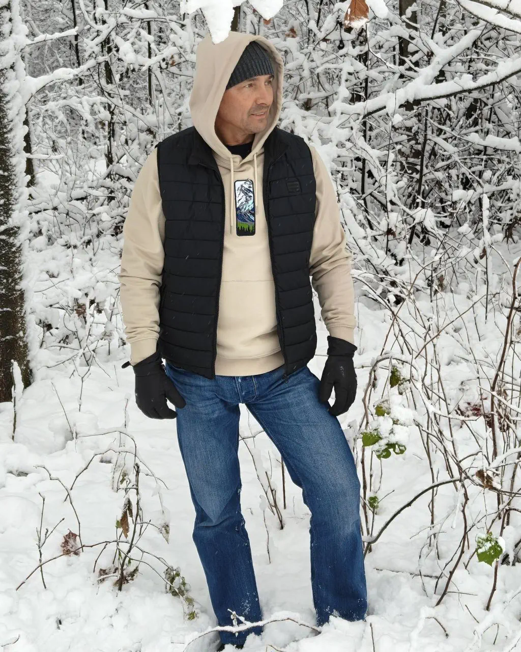 BLUZA Z KAPTUREM "SZCZYTY"